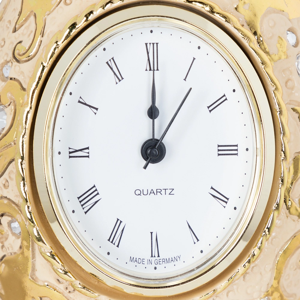 Часы настольные Наследие Фаберже Айвори - фото, Интернет-магазин часов «Ваше Время»