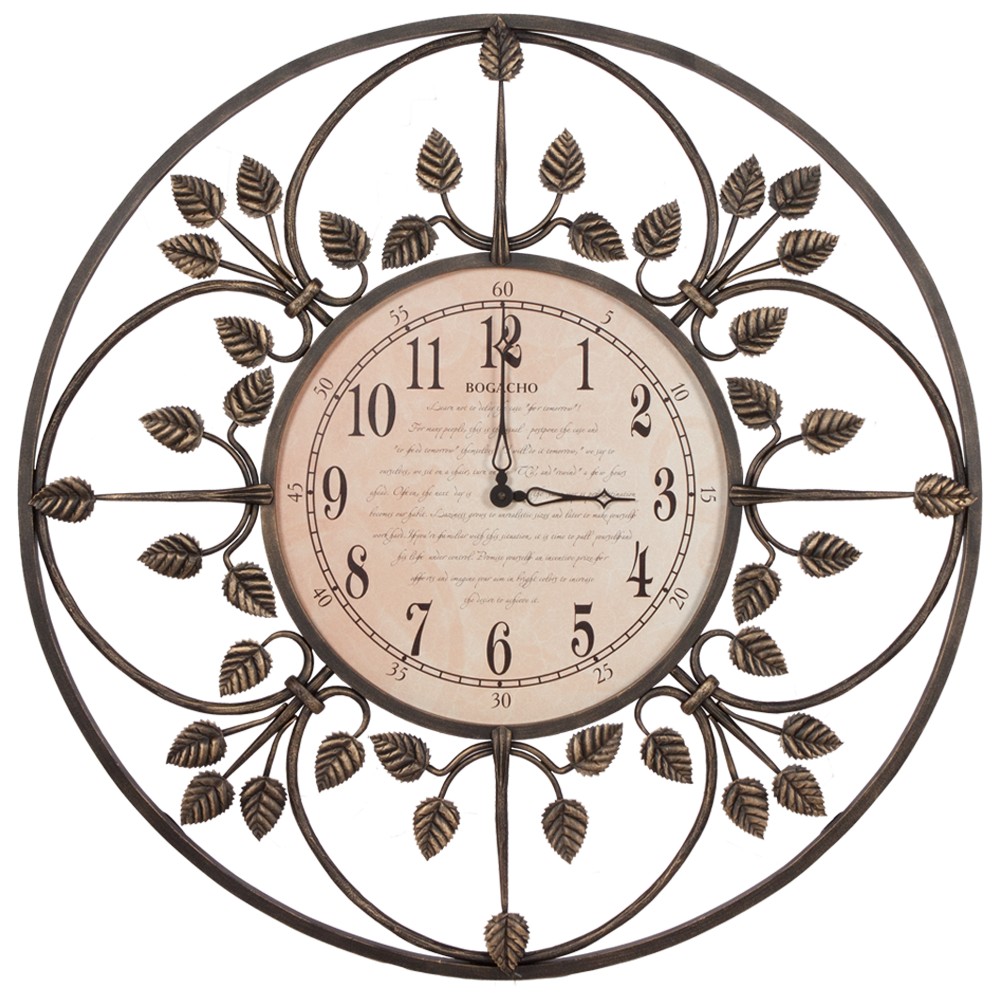 Часы настенные London Time большие Амбер - фото, Интернет-магазин часов «Ваше Время»