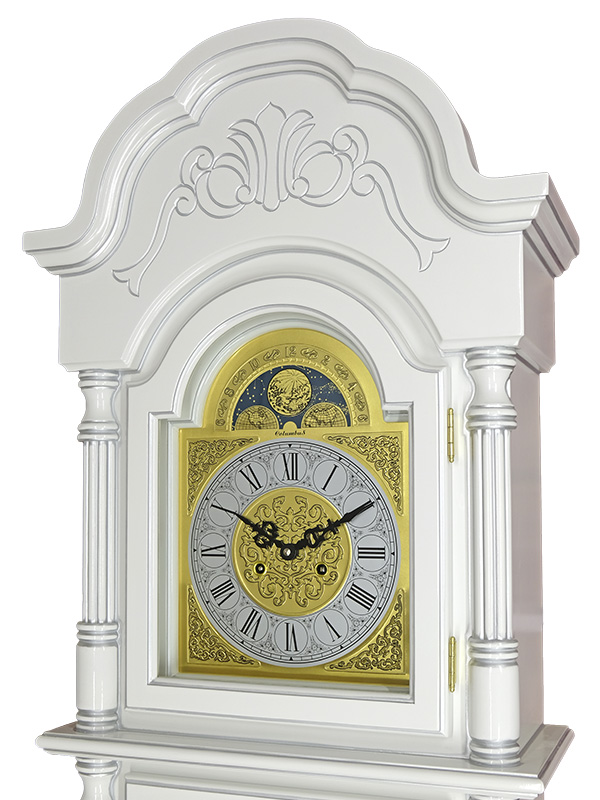 Часы напольные Columbus CR-9222-PS «Снежный лорд» silver - фото, Интернет-магазин часов «Ваше Время»