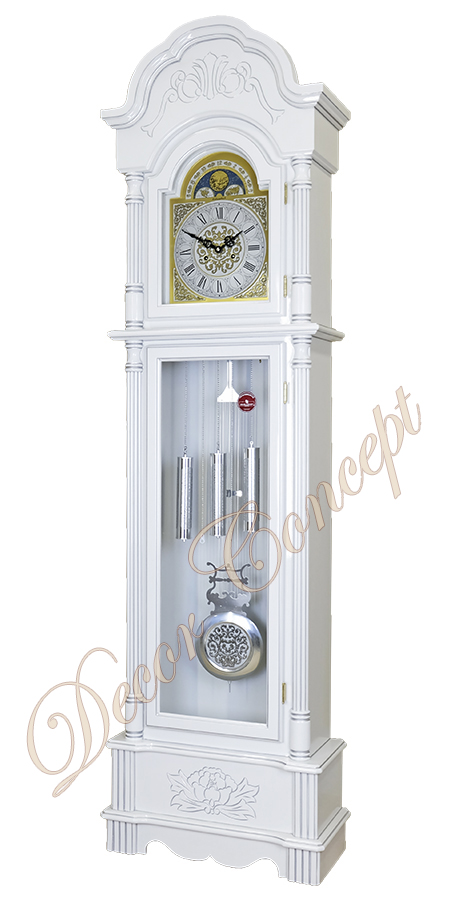 Часы напольные Columbus CR-9222-PS «Снежный лорд» silver - фото, Интернет-магазин часов «Ваше Время»