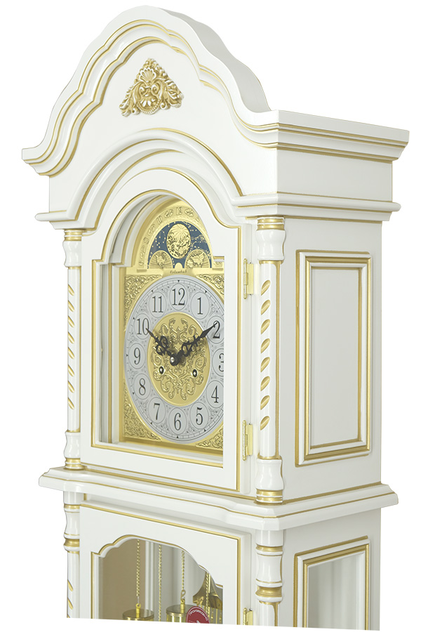 Часы напольные Columbus CR-9229-PG «Золотой иней» - фото, Интернет-магазин часов «Ваше Время»
