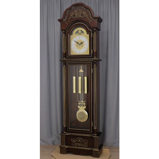 Часы напольные Columbus CR-9154-PG «Темный принц» gold