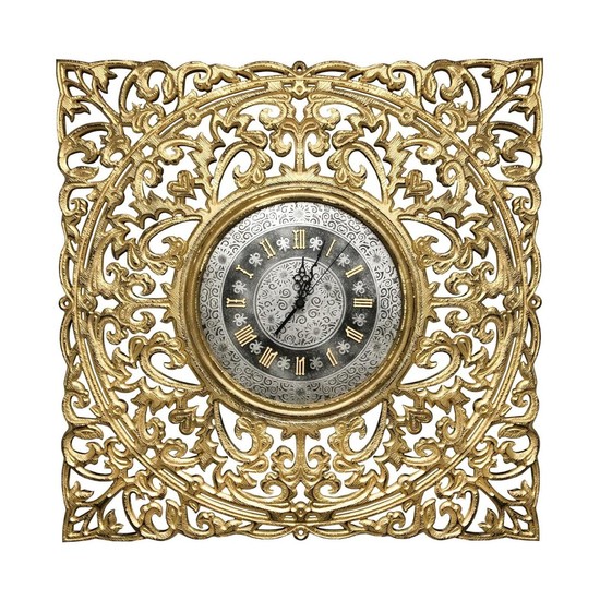Настенные часы Vintage Gold/black 90