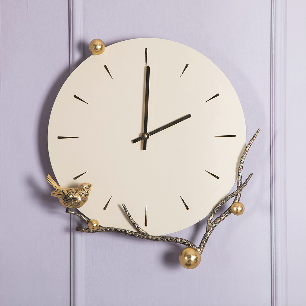 Часы настенные Терра Бранч Амбер Айвори - фото, Интернет-магазин часов «Ваше Время»