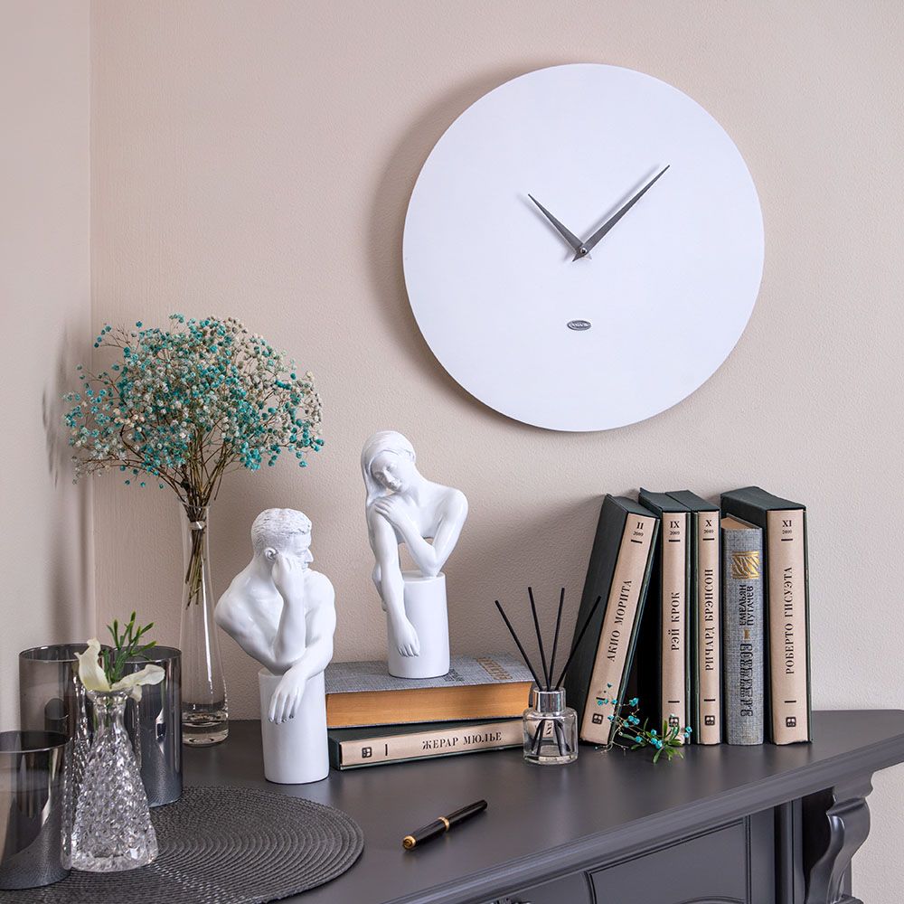 Часы настенные Симпл Айс Сильвер - фото, Интернет-магазин часов «Ваше Время»