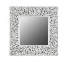 Квадратное Зеркало Coral Qu Silver 75