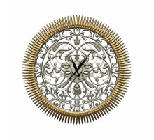 Настенные часы Flores Silver/Gold