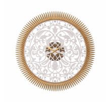 Настенные часы Flores White/gold Патина