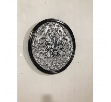 Настенные часы Refined Black/silver 75