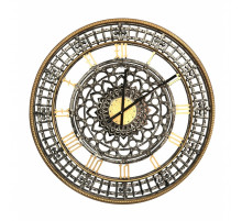 Настенные часы Tower  Black/silver/bronze 75