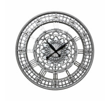 Настенные часы Tower Silver/White 90