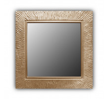 Квадратное Зеркало Wave Qu Gold 75