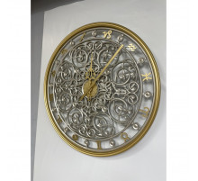 Настенные часы Zodiac Silver/gold 75