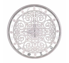 Настенные часы Zodiac Silver/White 90